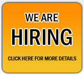 WE ARE HIRING - CLICK HERE FOR MORE DETAILS